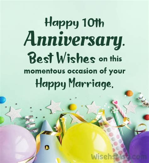 A Decade of Devotion: The Ultimate Guide to 10th Anniversary Wishes