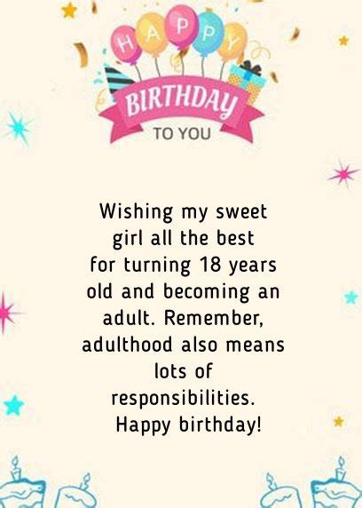 Welcome to Womanhood: The Ultimate Guide to 18th Birthday Wishes for a Girl