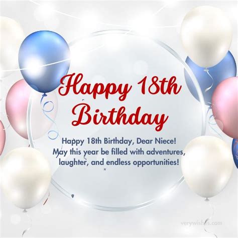 The Ultimate Guide: 50+ Heartfelt 18th Birthday Wishes & Messages for Your Niece