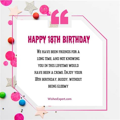 18th Birthday Wishes