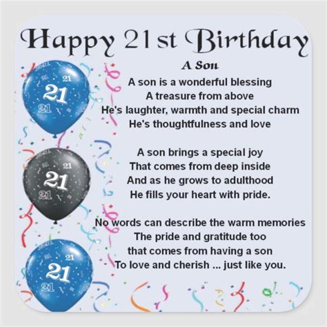Cheers to 21 Years: The Ultimate Guide to 21st Birthday Wishes for Your Son