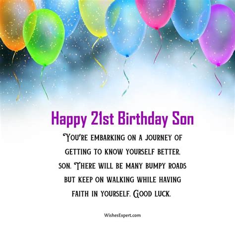 Cheers to 21 Years: The Ultimate Guide to 21st Birthday Wishes for Your Son