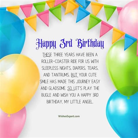 Happy Three! 40+ Perfect 3rd Birthday Wishes for a Special Little One