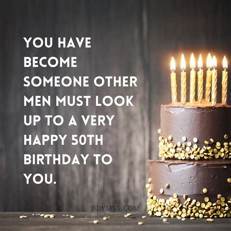 Hitting the Half-Century Mark: 50+ Fantastic 50th Birthday Wishes for a Man