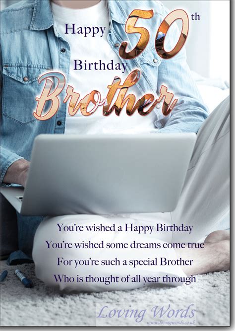 50th Birthday Wishes for a Brother: 50+ Messages for His Big Milestone