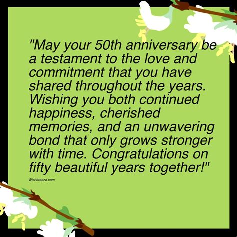 Cheers to 50 Years: The Ultimate Guide to 50th Wedding Anniversary Wishes for a Couple