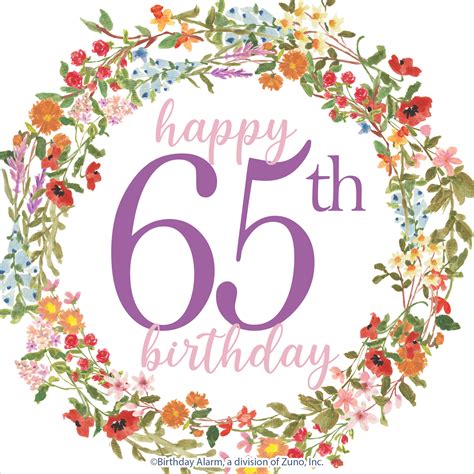 Celebrating 65 Years: A Curated Collection of 65 Birthday Wishes for a Milestone Year