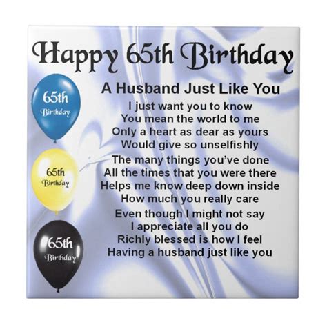 Celebrating a Legend: 65 Heartfelt and Joyful 65th Birthday Wishes for Your Husband