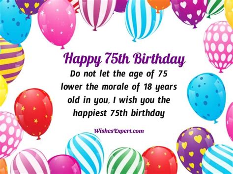 A Toast to a Milestone: 75 Happy 75th Birthday Wishes for a Wonderful Life