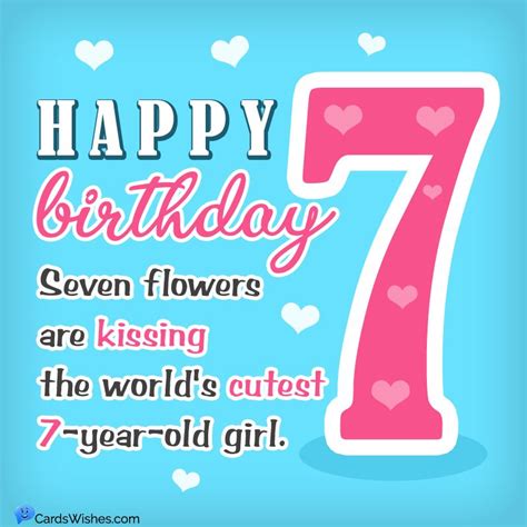 What to Write in a Card: The Ultimate List of 7th Birthday Wishes