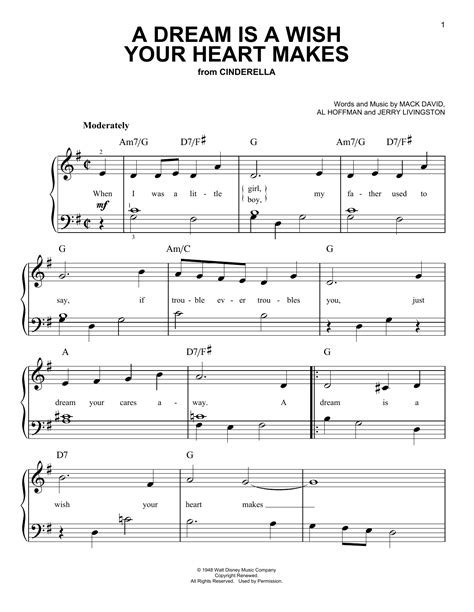 More Than Notes: What to Write in a Card Inspired by "A Dream Is a Wish" Sheet Music