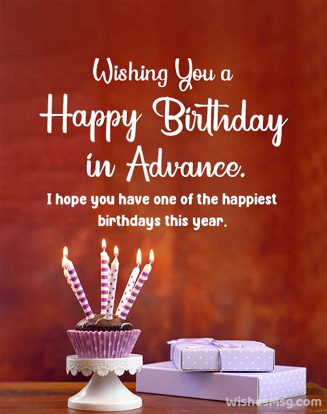 Couldn't Wait to Celebrate: Your Ultimate Guide to Advance Happy Birthday Wishes