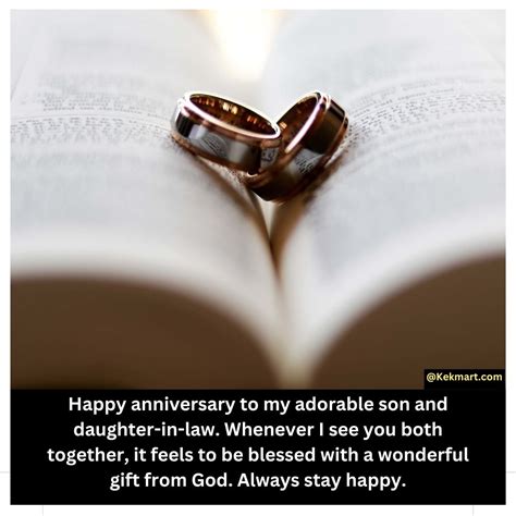 Celebrating Their Love: 50+ Perfect Anniversary Wishes for Your Son and Daughter-in-Law