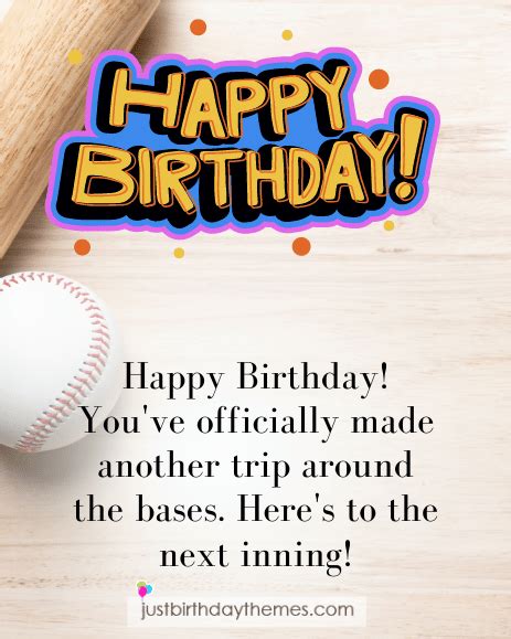 Step Up to the Plate: 50+ Grand Slam Baseball Birthday Wishes