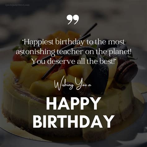 A Class Act: The Ultimate Guide to Birthday Teacher Wishes