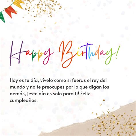 Birthday Wish In Spanish
