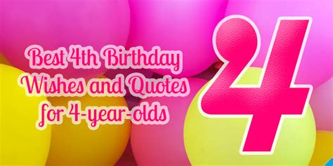 The Cutest Birthday Wishes for 4-Year-Olds: 50+ Fun & Sweet Messages