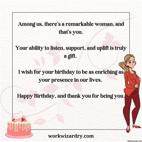 What to Write in Her Card: 50+ Perfect Birthday Wishes for a Female Coworker