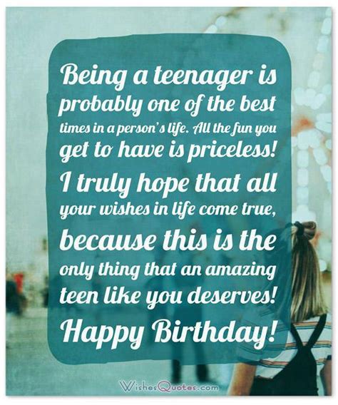 What to Write in a Teenager's Birthday Card: 50+ Perfect Birthday Wishes for a Teenager