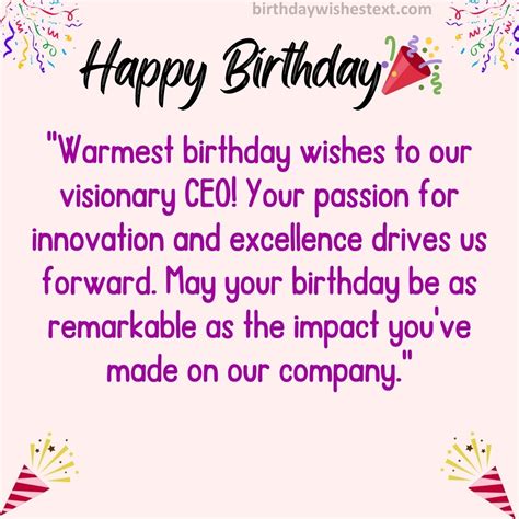 Celebrating the Captain: 50+ Professional Birthday Wishes for a CEO