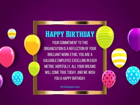 Celebrating Your Team: 40+ Perfect Birthday Wishes for an Employee