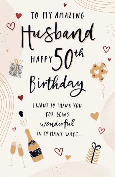 50th Birthday Wishes for Your Husband: Messages to Celebrate His Golden Year