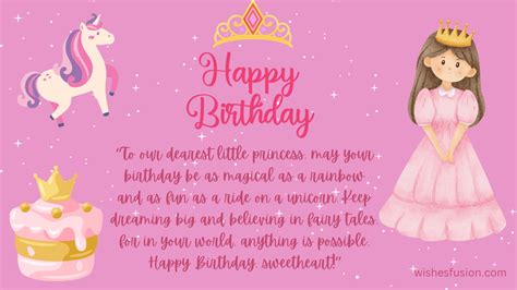 A Royal Celebration: 50+ Birthday Wishes for Your Little Princess