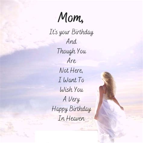 60+ Heartfelt Birthday Wishes for a Mom in Heaven