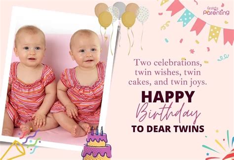 Double the Joy: 50+ Perfect Birthday Wishes for Twins Images