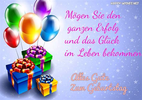 Birthday Wishes German