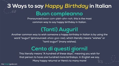 Buon Compleanno! Your Ultimate Guide to Birthday Wishes in the Italian Language