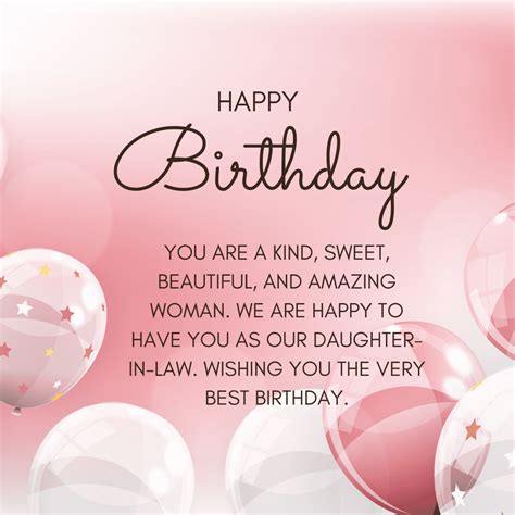 80+ Heartfelt Birthday Wishes & Messages for a Wonderful Daughter-in-Law