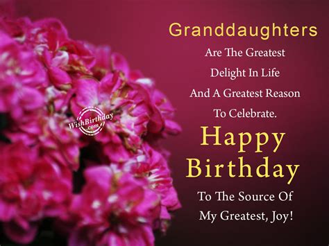 From the Heart: The Best Birthday Wishes for Your Cherished Granddaughter