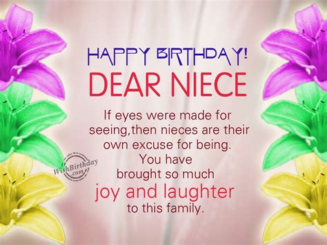 Heartfelt Birthday Wishes for Your Wonderful Niece