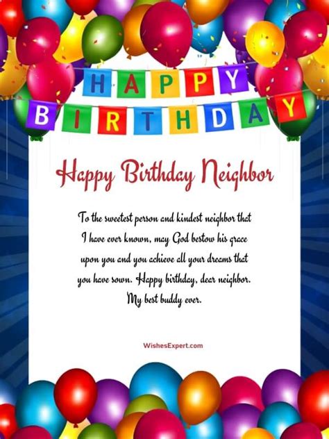 Happy Birthday from Next Door: 60+ Perfect Birthday Wishes for a Neighbour