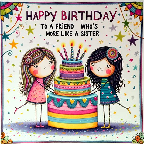 Happy Birthday to My Unbiological Sister: 45+ Perfect Wishes for a Friend Who's Like Family