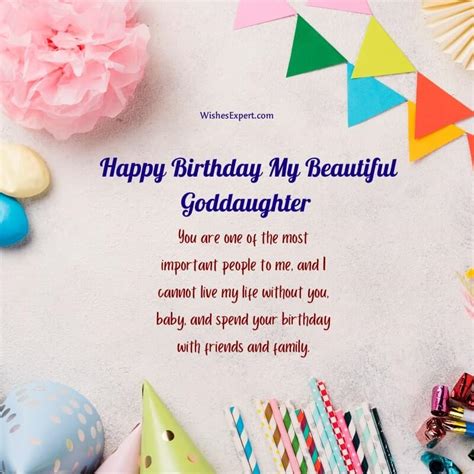 Birthday Wishes To Goddaughter