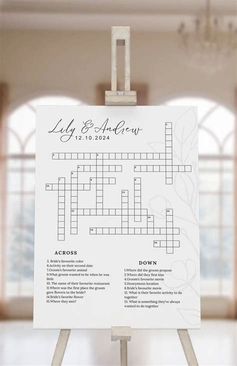 How to Create the Perfect Bridal Wish List Crossword: 50+ Clues & Ideas for a Memorable Shower