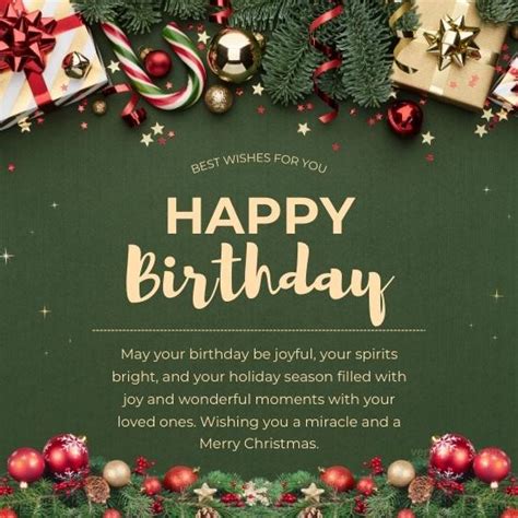 Making Spirits Bright: 50+ Perfect Christmas Birthday Wishes for a Double Celebration