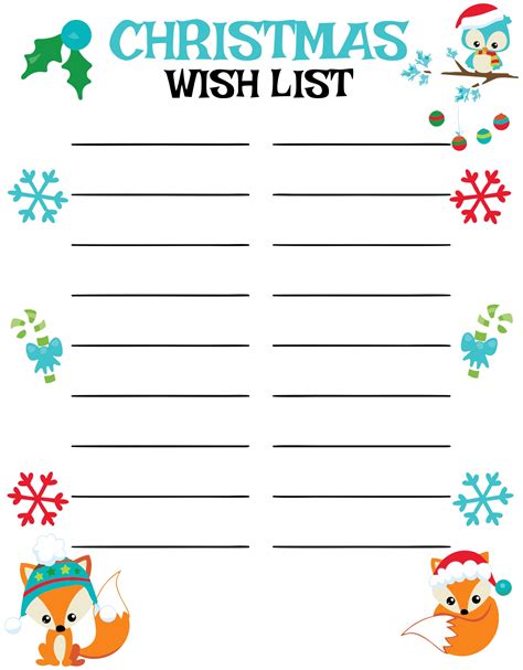 Beyond the Toys: 6 Creative Ways to Fill Out Your Christmas Printable Wish List