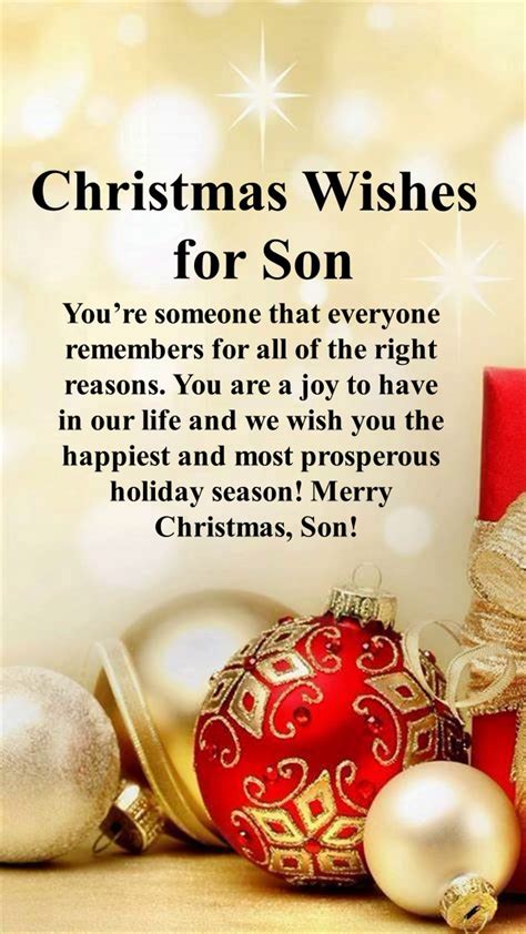 More Than Merry: The Perfect Christmas Wishes for Your Wonderful Son