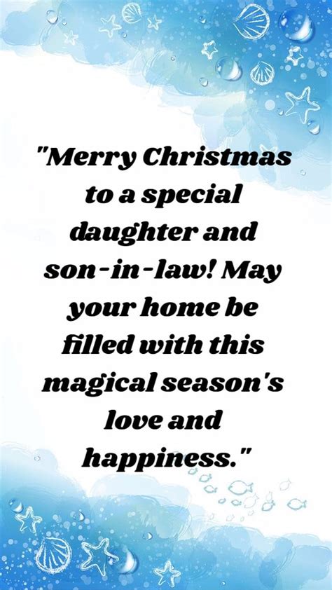 50+ Perfect Christmas Wishes for a Wonderful Daughter and Son-in-Law