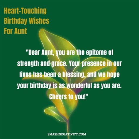 Dear Aunt Heart Touching Birthday Wishes For Aunt