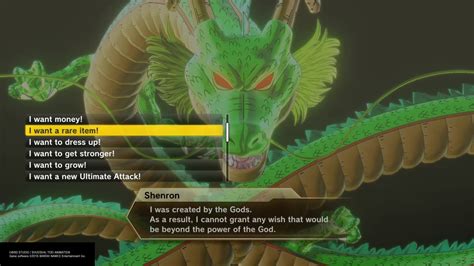 Your Ultimate Guide to Dragon Ball Z Xenoverse 2 Wishes: What to Ask Shenron