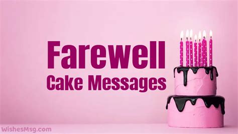 Sweet Send-offs: 50+ Perfect Farewell Wishes to Write on a Cake