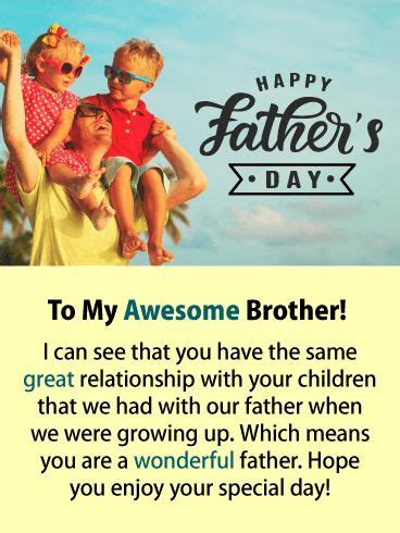 Happy Father's Day, Bro: The Ultimate List of Father's Day Wishes for Your Brother