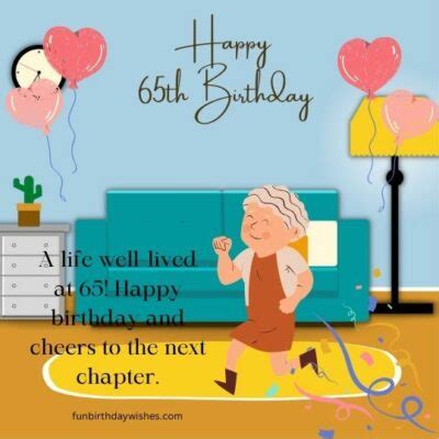 65 & Fabulous: The Ultimate Guide to Female Happy 65th Birthday Wishes