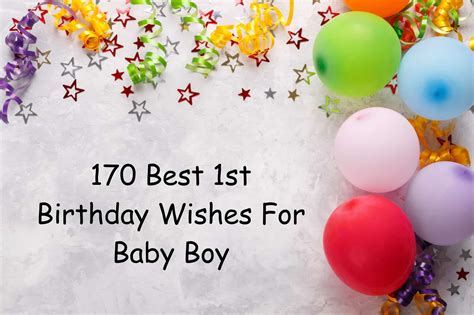 The Ultimate Guide to First Birthday Wishes for a Boy (Plus, a Special Note for Mom & Dad)