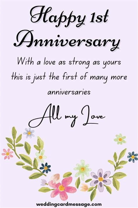 A Year of Love: 50+ Perfect First Wedding Anniversary Wishes