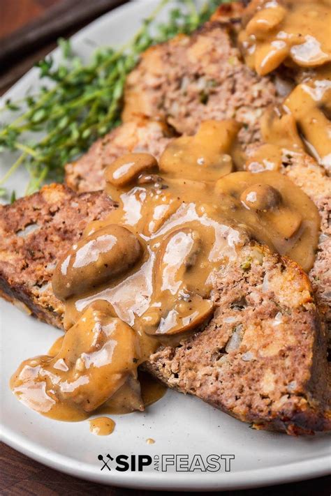 A Hug on a Plate: 50+ Comforting Messages for When a Food Wished Meatloaf Mushroom gravy Is All You Can Think Of